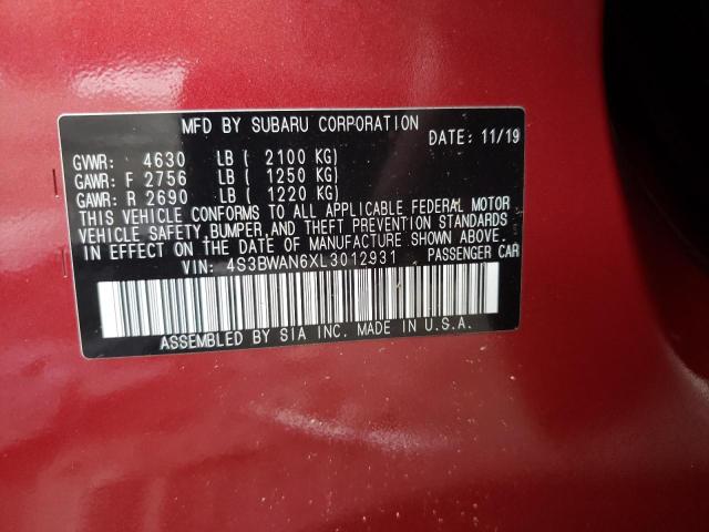 4S3BWAN6XL3012931 Subaru Legacy LIM 10