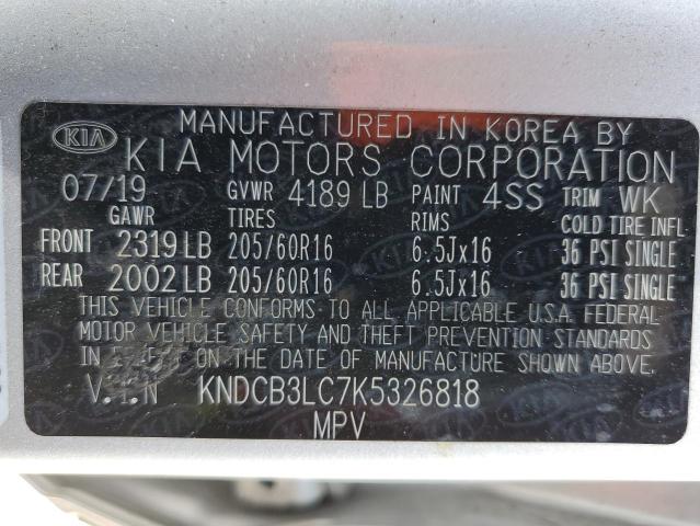 KNDCB3LC7K5326818 KIA NIRO FE