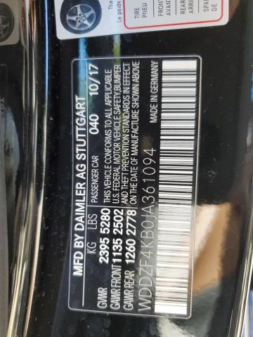 WDDZF4KB0JA361094 Mercedes-Benz E 300 4matic