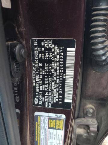 5XYKT3A62EG493475 KIA SORENTO LX