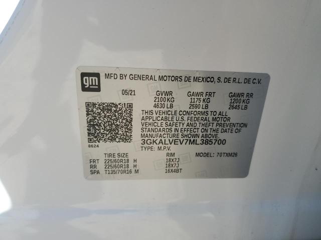 3GKALVEV7ML385700 GMC Terrain Slt
