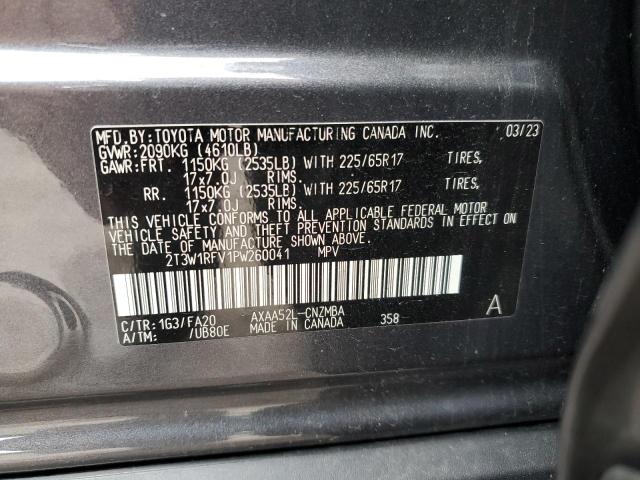 2T3W1RFV1PW260041 Toyota RAV4 XLE 13