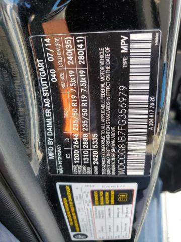 2015 MERCEDES-BENZ GLK 350 4M - WDCGG8JB7FG356979