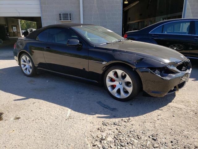 VIN: WBAEK13486CN79988 Auction: COPART Lot: 66094403 Location: VA - RICHMOND WBAEK13486CN79988 BMW 6 SERIES 2006 BLACK Photo 4