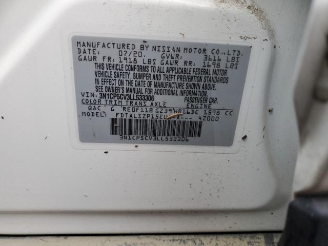 3N1CP5CV3LL533306 Nissan KICKS SV