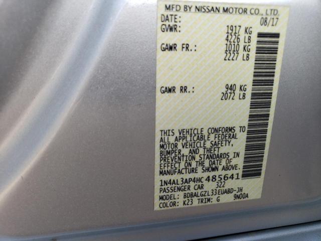 2017 NISSAN ALTIMA 2.5 - 1N4AL3AP4HC485641