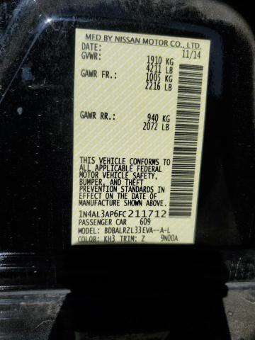 1N4AL3AP6FC211712 Nissan ALTIMA 2.5