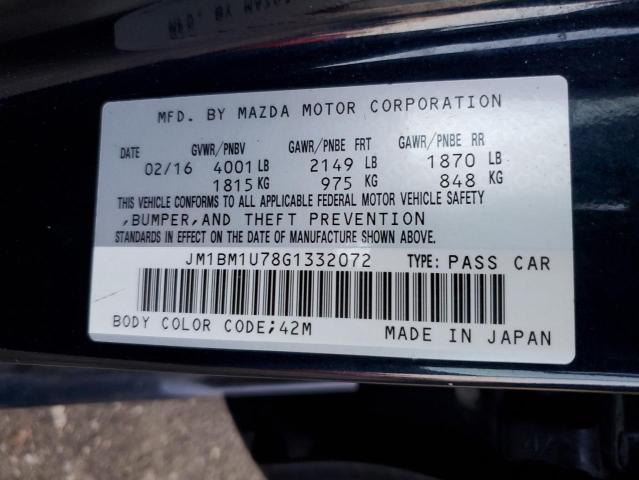 Седани MAZDA 3 2016 Чорний