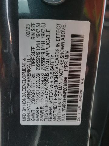 2023 HONDA CR-V SPORT - 7FARS6H94PE018086