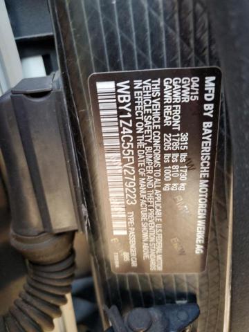 2015 BMW I3 REX - WBY1Z4C55FV279223