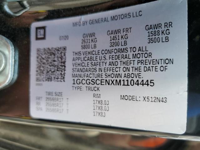 1GCGSCENXM1104445 Chevrolet Colorado L 13