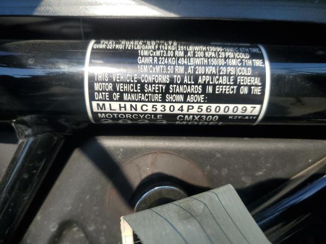 2023 HONDA CMX300 - MLHNC5304P5600097