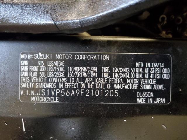 2015 SUZUKI DL650 A JS1VP56A9F2101205