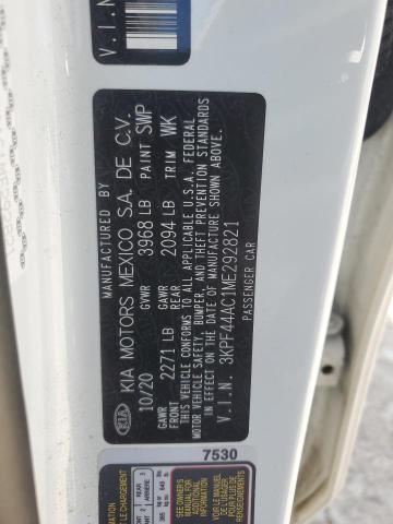 3KPF44AC1ME292821 KIA FORTE GT