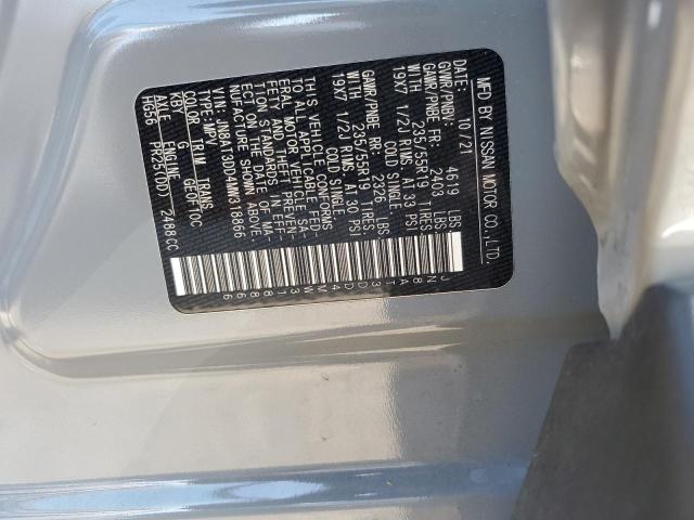 2021 NISSAN ROGUE PLAT - JN8AT3DD4MW318866