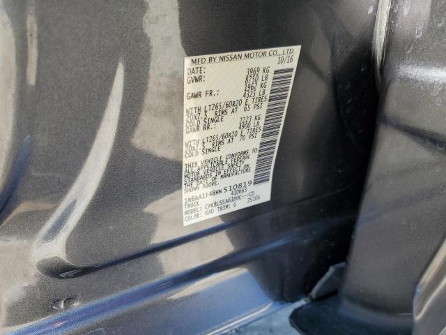 1N6AA1F48HN510819 Nissan Titan Xd Sl