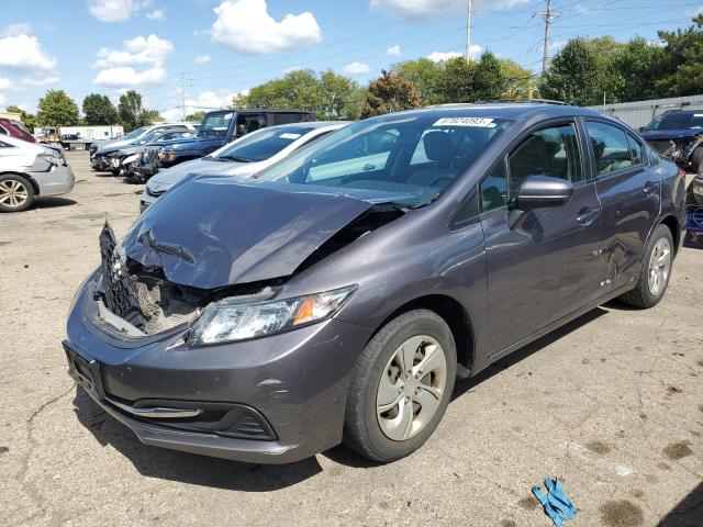 Vin: 19xfb2f59fe106241, lot: 67824093, honda civic lx 20151