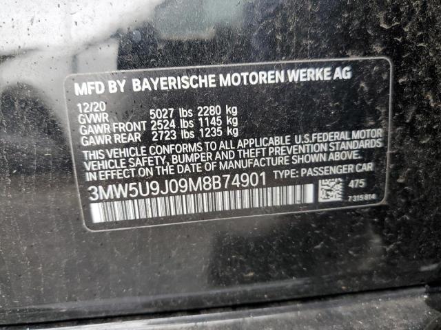  BMW M3 2021 Чорний