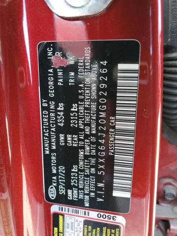 5XXG64J20MG029264 KIA K5 GT LINE