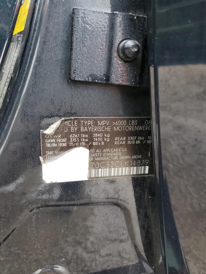 5YMGZ0C52CLK14879 2012 BMW X6 M