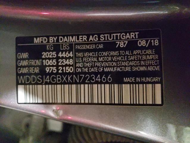 2018 MERCEDES-BENZ CLA 250 4M - WDDSJ4GBXKN723466