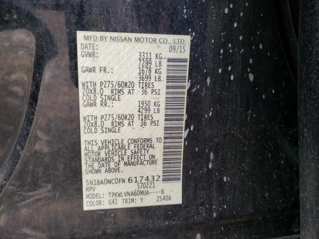5N1BA0NC0FN617432 Nissan ARMADA SV