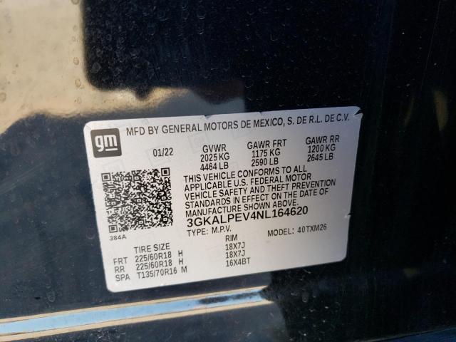 3GKALPEV4NL164620 GMC Terrain Slt