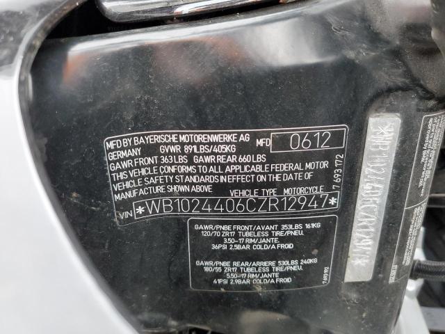 2012 BMW F800 ST - WB1024406CZR12947