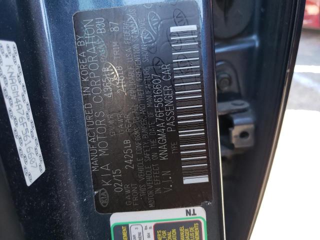 KNAGM4A76F5616607 KIA Optima Lx