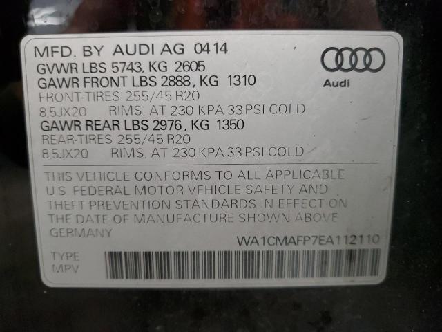 VIN WA1CMAFP7EA112110 2014 Audi Q5, Tdi Premium Plus no.13