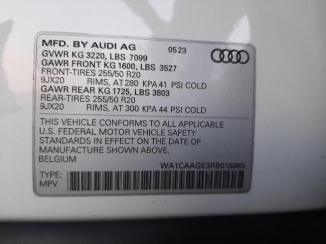 2024 AUDI Q8 E-TRON - WA1CAAGE3RB016965