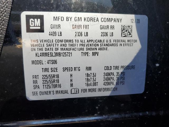 KL4MMESL3MB125721 Buick Encore Gx Select