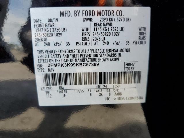 Ford Edge Titanium 2019 2FMPK3K99KBC57869 Image 14