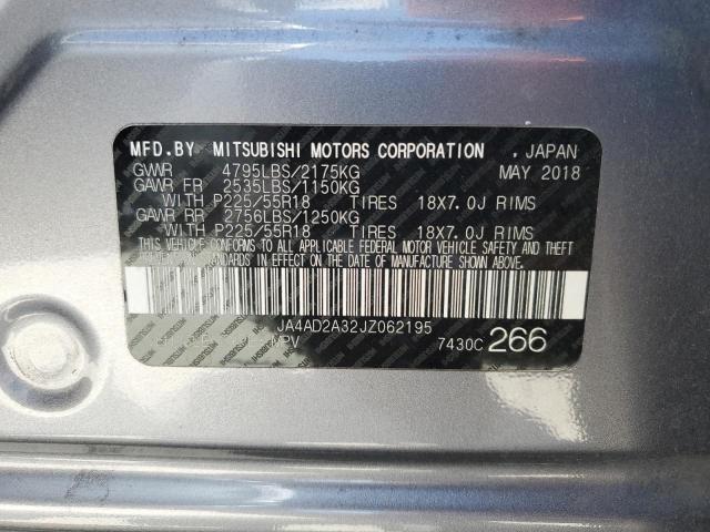 JA4AD2A32JZ062195 Mitsubishi Outlander Es
