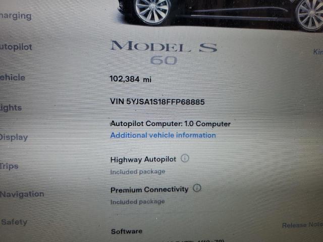 2015 TESLA MODEL S 70 - 5YJSA1S18FFP68885