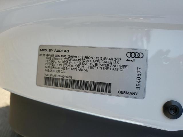 2023 AUDI S5 PREMIUM - WAUP4AF53PA014892