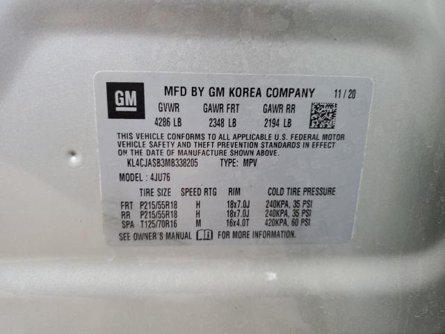 KL4CJASB3MB338205 Buick Encore Preferred
