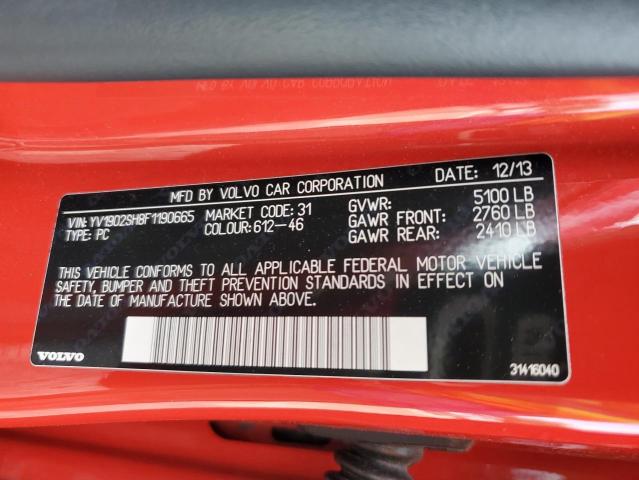2015 VOLVO V60 R DESI - YV1902SH8F1190665
