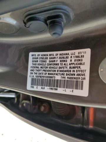 2012 Honda Civic Ex VIN: KL1TD5DEXBB232026 Lot: 70193533