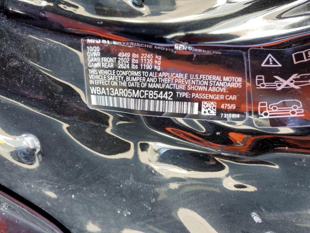 2021 BMW M440XI WBA13AR05MCF85442