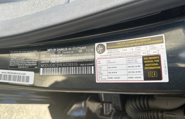 WDDUG8CB9EA028315 Mercedes-Benz S 550