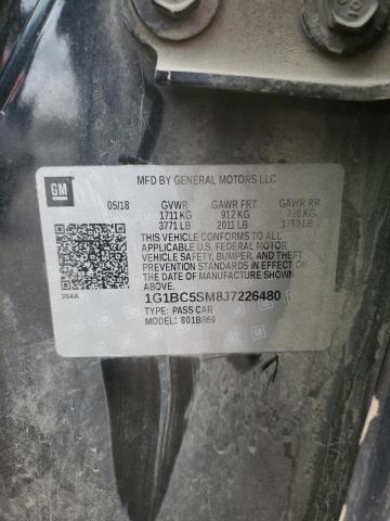 1G1BC5SM8J7226480 Chevrolet CRUZE LS