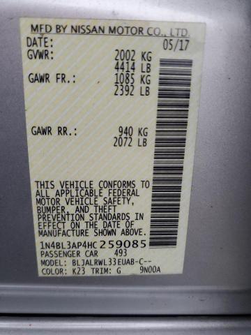 2017 NISSAN ALTIMA 3.5 - 1N4BL3AP4HC259085