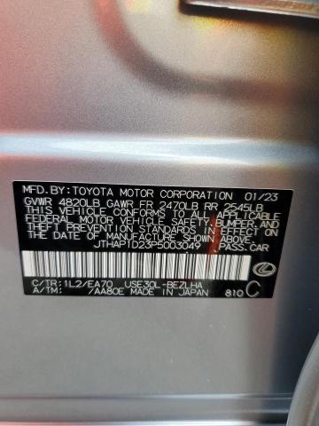 2023 LEXUS IS 500 F S - JTHAP1D23P5003049