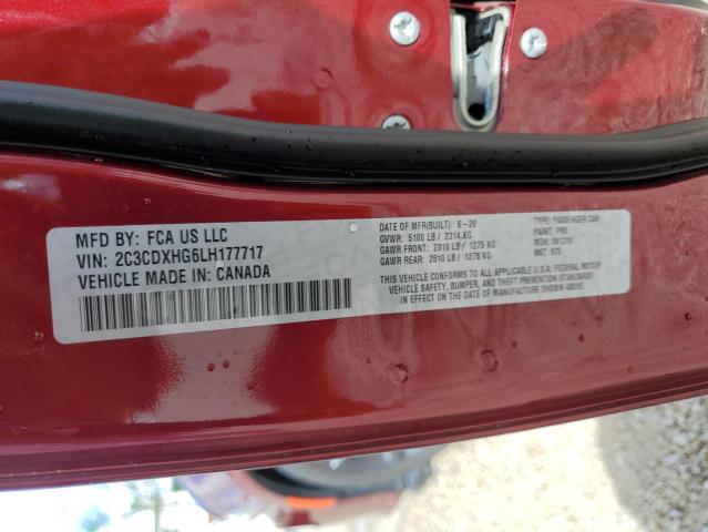 2C3CDXHG6LH177717 Dodge CHARGER GT