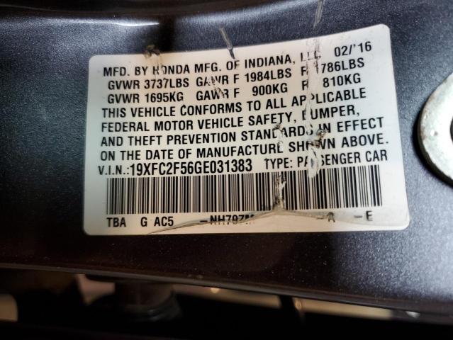 19XFC2F56GE031383 Honda Civic Lx