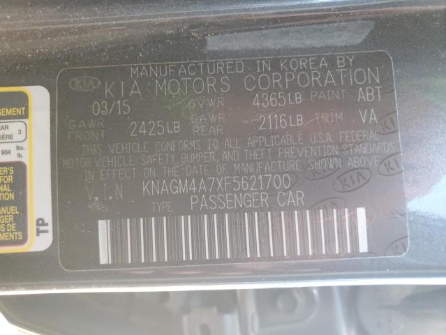 KNAGM4A7XF5621700 KIA Optima Lx