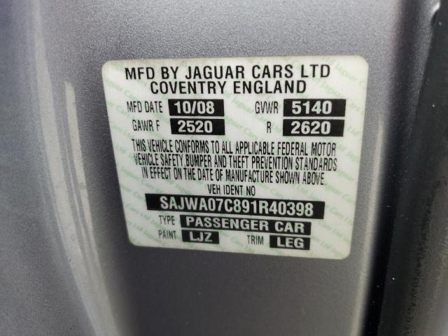 2009 Jaguar Xf Supercharged VIN: SAJWA07C891R40398 Lot: 67827003