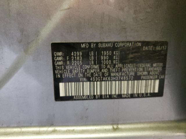 4S3GTAK63H3748572 Subaru Impreza Sport
