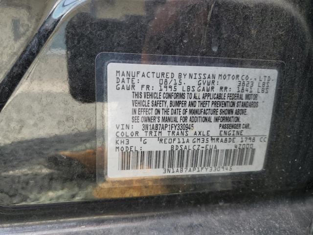 3N1AB7AP1FY330945 Nissan SENTRA S